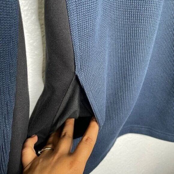 Spyder Mens Jacket Size M Blue Black Long Sleeve Full Zip Warm Color Block - Picture 15 of 16